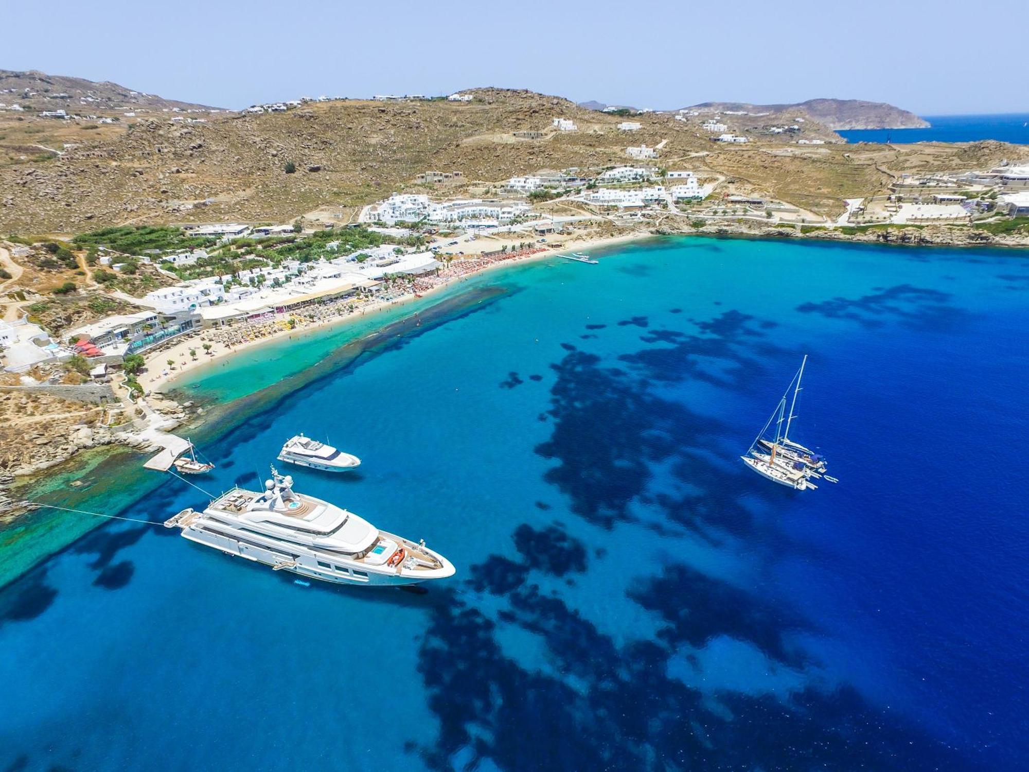 Paradise Beach Camping Platys Gialos  Exterior foto