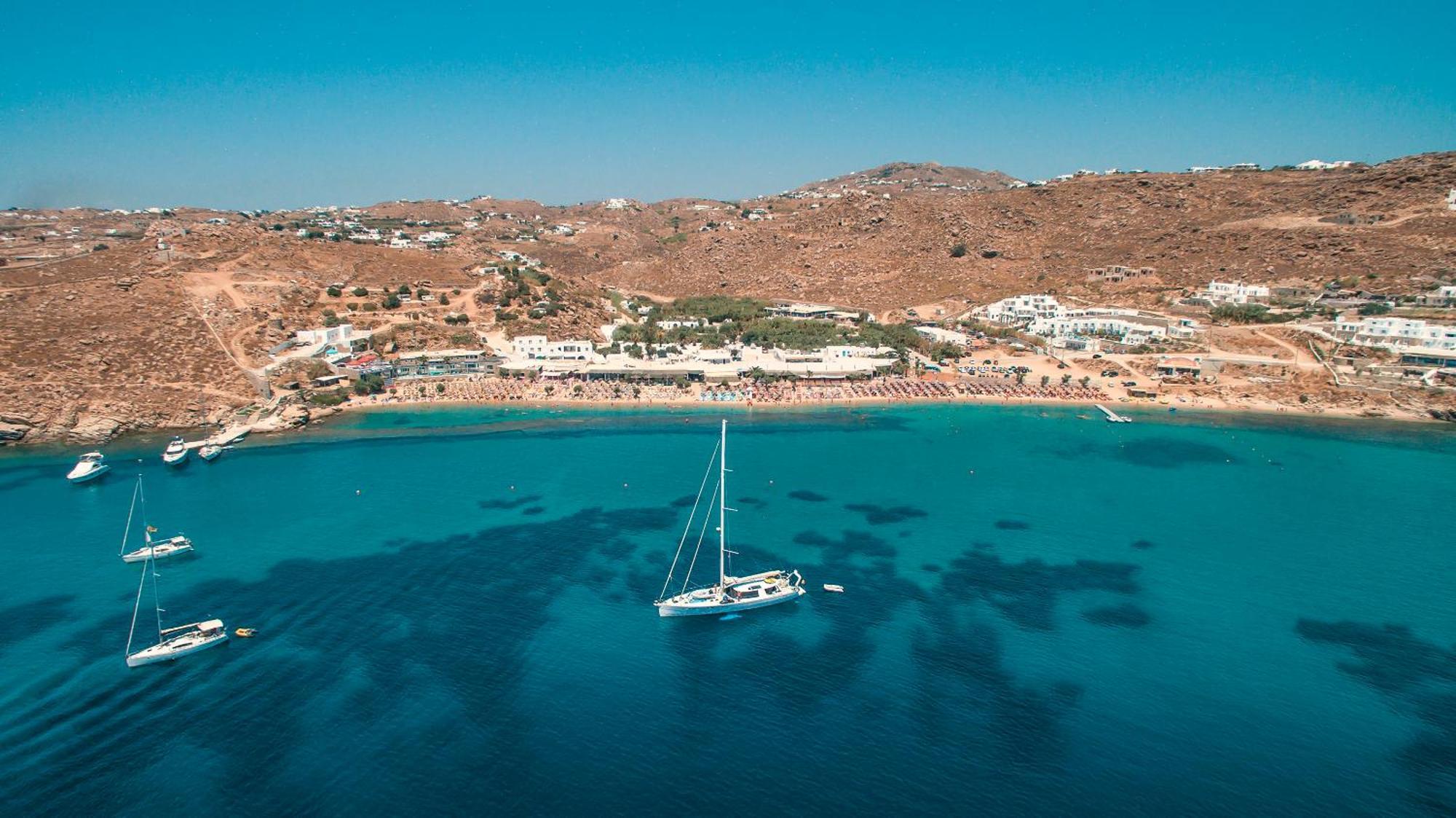 Paradise Beach Camping Platys Gialos  Exterior foto